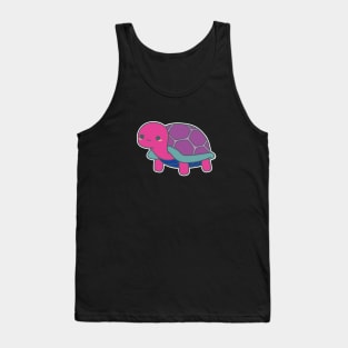 Bi Pride Turtle / Tortoise | Cute Design in Bisexual Flag Colors Tank Top